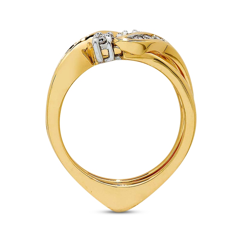 Previously Owned Diamond Enhancer Ring 3/8 ct tw 14K Yellow Gold