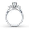 Thumbnail Image 1 of Previously Owned 3-Stone Diamond Ring 1-1/2 ct tw 14K White Gold
