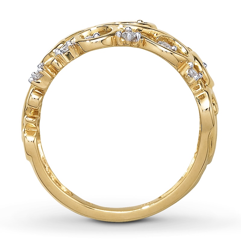 Previously Owned Diamond Ring 1/4 ct tw 10K Yellow Gold