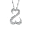 Thumbnail Image 1 of Previously Owned Necklace 1/2 ct tw Diamonds 14K White Gold 18"