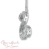 Thumbnail Image 2 of Previously Owned Necklace 1/2 ct tw Diamonds 14K White Gold 18"