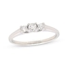 Thumbnail Image 0 of Previously Owned Three-Stone Diamond Engagement Ring 1/4 ct tw Round-cut 14K White Gold/Platinum