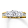 Thumbnail Image 1 of Previously Owned 3-Stone Diamond Ring 2 ct tw Round-cut 14K Yellow Gold