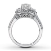 Thumbnail Image 2 of Previously Owned Three Stone Diamond Engagement Ring 1-1/2 ct tw 14K White Gold