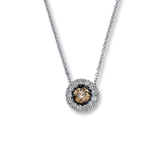Previously Owned Le Vian Diamond Necklace 1/2 ct tw 14K White Gold