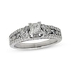 Thumbnail Image 0 of Previously Owned Diamond Engagement Ring 1-1/3 ct tw Princess-Cut 14K White Gold