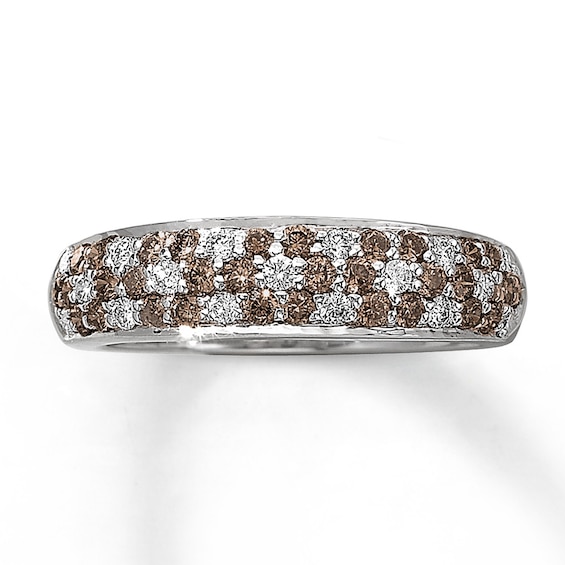 Previously Owned Le Vian Chocolate Diamonds Anniversary Band 3/4 ct tw 14K Vanilla Gold