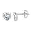 Thumbnail Image 1 of Previously Owned Diamond Earrings 1/8 ct tw 10K White Gold