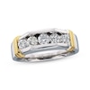 Thumbnail Image 0 of Previously Owned Men's Diamond Wedding Band 1 ct tw Round-cut 14K Two-Tone Gold
