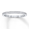 Thumbnail Image 1 of Previously Owned Diamond Anniversary Band 1/8 ct tw Princess-cut 10K White Gold