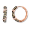 Thumbnail Image 1 of Previously Owned LeVian Chocolate Diamonds 1 ct tw Hoop Earrings 14K Rose Gold