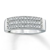 Thumbnail Image 0 of Previously Owned Diamond Anniversary Ring 1/3 ct tw Round-cut Sterling Silver