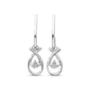 Thumbnail Image 0 of Previously Owned Dangle Earrings 1/15 ct tw Diamonds Sterling Silver