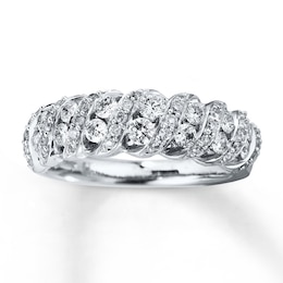 Previously Owned Anniversary Band 3/4 ct tw Round-cut Diamonds 14K White Gold