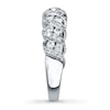 Thumbnail Image 3 of Previously Owned Anniversary Band 3/4 ct tw Round-cut Diamonds 14K White Gold