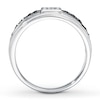 Thumbnail Image 2 of Previously Owned Men's Ring 1/2 ct tw Diamonds 10K White Gold