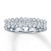 Thumbnail Image 0 of Previously Owned Diamond Anniversary Ring 1 ct tw Round-cut 14K White Gold