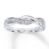 Thumbnail Image 1 of Previously Owned Diamond Anniversary Band 1/8 ct tw Round 10K White Gold