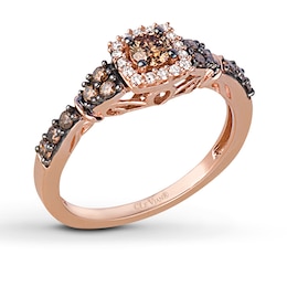 Previously Owned LeVian Diamond Ring 1/2 ct tw 14K Rose Gold