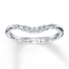 Thumbnail Image 0 of Previously Owned Diamond Contour Ring 1/6 ct tw Round/Baguette 14K White Gold
