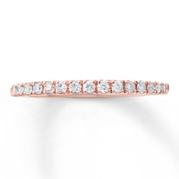 Previously Owned Anniversary Band 1/4 ct tw Round-cut Diamonds 10K Rose Gold