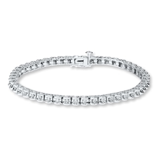 Previously Owned Bracelet 1 ct tw Diamonds 10K White Gold 7.25