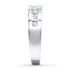 Thumbnail Image 3 of Previously Owned Men's Diamond Wedding Band 5/8 ct tw Square-cut 10K White Gold