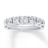 Thumbnail Image 1 of Previously Owned Diamond Anniversary Band 1-1/2 ct tw Round-cut 14K White Gold