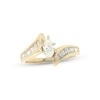 Thumbnail Image 1 of Previously Owned Diamond Engagement Ring 7/8 ct tw Marquise & Baguette-cut 14K Yellow Gold