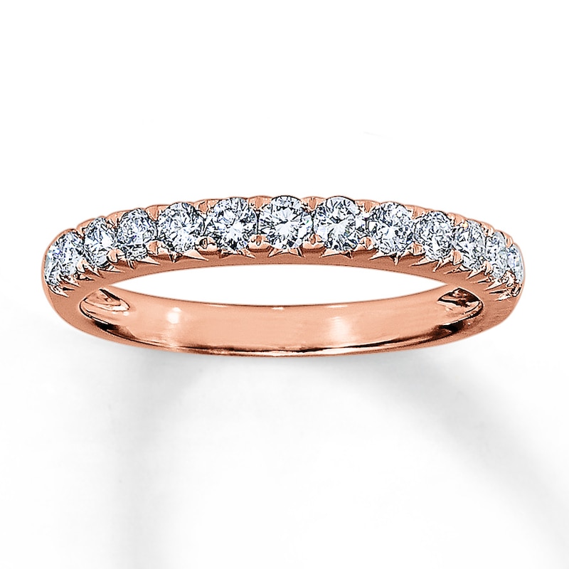 Main Image 1 of Previously Owned Diamond Band 1/2 ct tw 14K Rose Gold