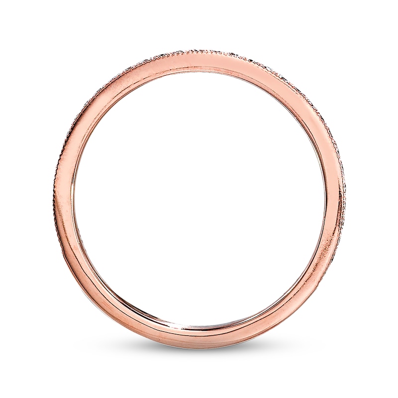 Main Image 2 of Previously Owned Neil Lane Diamond Wedding Band 1/6 ct tw 14K Rose Gold