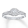 Thumbnail Image 0 of Previously Owned Diamond Engagement Ring 1/2 ct tw Round-cut 14K White Gold