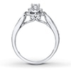 Thumbnail Image 1 of Previously Owned Diamond Engagement Ring 1/2 ct tw Round-cut 14K White Gold
