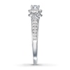 Thumbnail Image 2 of Previously Owned Diamond Engagement Ring 1/2 ct tw Round-cut 14K White Gold