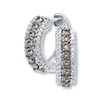 Thumbnail Image 1 of Previously Owned Le Vian Chocolate Diamonds 3/4 ct tw Hoop Earrings 14K Gold