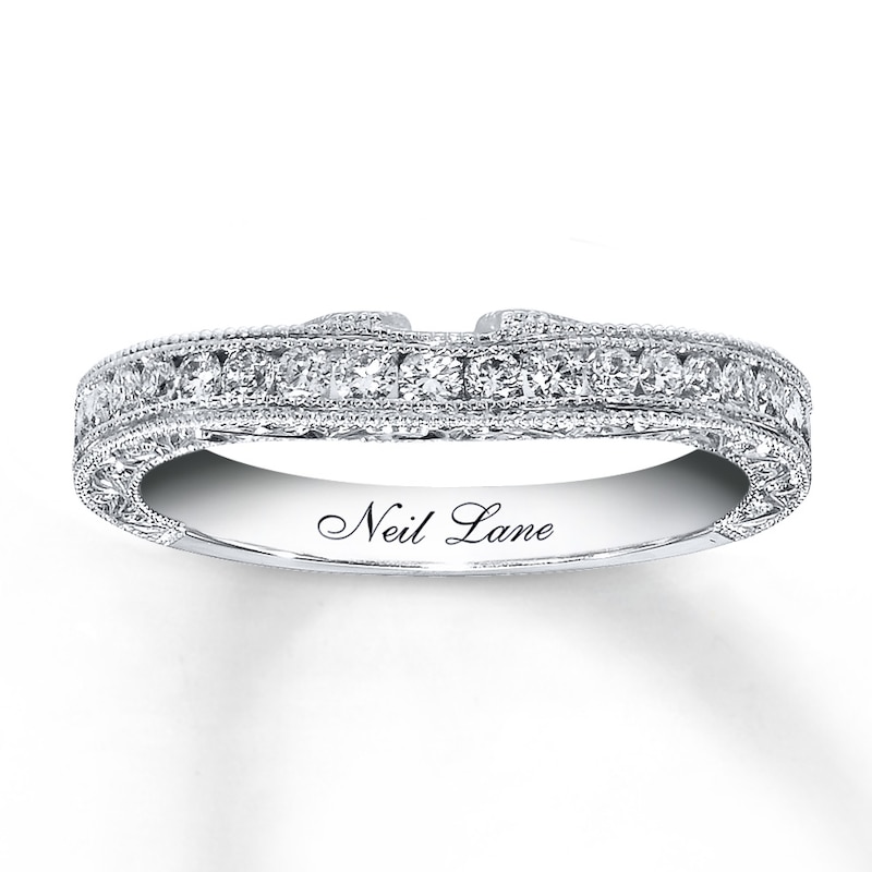 Main Image 1 of Previously Owned Neil Lane Wedding Band 1/2 cttw 14K White Gold