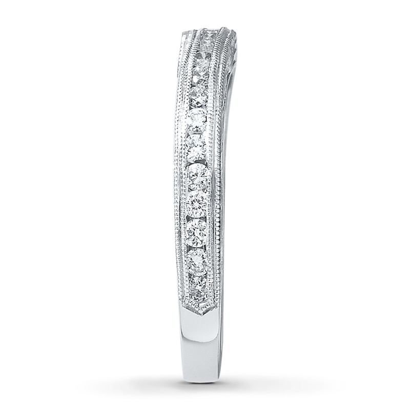 Main Image 3 of Previously Owned Neil Lane Wedding Band 1/2 cttw 14K White Gold