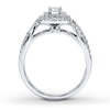 Thumbnail Image 1 of Previously Owned Diamond Engagement Ring 1 ct tw Emerald-cut 14K White Gold