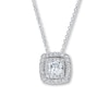 Thumbnail Image 1 of Previously Owned Neil Lane Diamond Necklace 1 cttw 14K White Gold