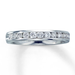 Previously Owned Anniversary Band 1/2 ct tw Round-cut Diamonds 14K White Gold