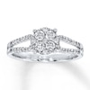 Thumbnail Image 0 of Previously Owned Diamond Promise Ring 1/2 ct tw Round 10K White Gold