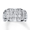 Thumbnail Image 1 of Previously Owned Men's Diamond Band 1-1/2 ct tw Round-cut 14K White Gold