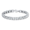 Thumbnail Image 1 of Previously Owned Diamond Bracelet 3/4 ct tw Round-cut Sterling Silver 7.5&quot;