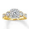 Thumbnail Image 0 of Previously Owned Diamond Engagement Ring 1 ct tw Round-cut 14K Yellow Gold