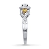 Thumbnail Image 3 of Previously Owned Yellow & White Diamond Ring 1/2 ct tw 10K Two-Tone Gold