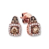 Thumbnail Image 1 of Previously Owned Le Vian Chocolate Diamonds 3/8 ct tw Earrings 14K Rose Gold