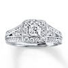 Thumbnail Image 0 of Previously Owned Diamond Engagement Ring 1 ct tw Princess-cut 14K White Gold