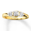 Thumbnail Image 0 of Previously Owned Three-Stone Diamond Ring 3/4 ct tw 10K Yellow Gold