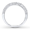 Thumbnail Image 1 of Previously Owned Diamond Wedding Band 1/3 ct tw Round-cut 14K White Gold