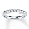 Thumbnail Image 1 of Previously Owned Diamond Anniversary Band 1/2 ct tw Round-cut 10K White Gold